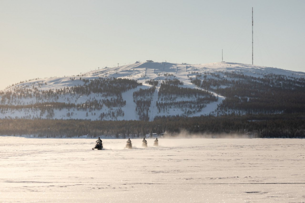 Experience an unforgettable nature safari with our new electric sleds in the beautiful winter nature of Pyhä-Luosto Finland